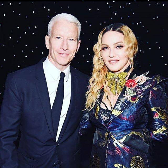 Madonna und Anderson Cooper