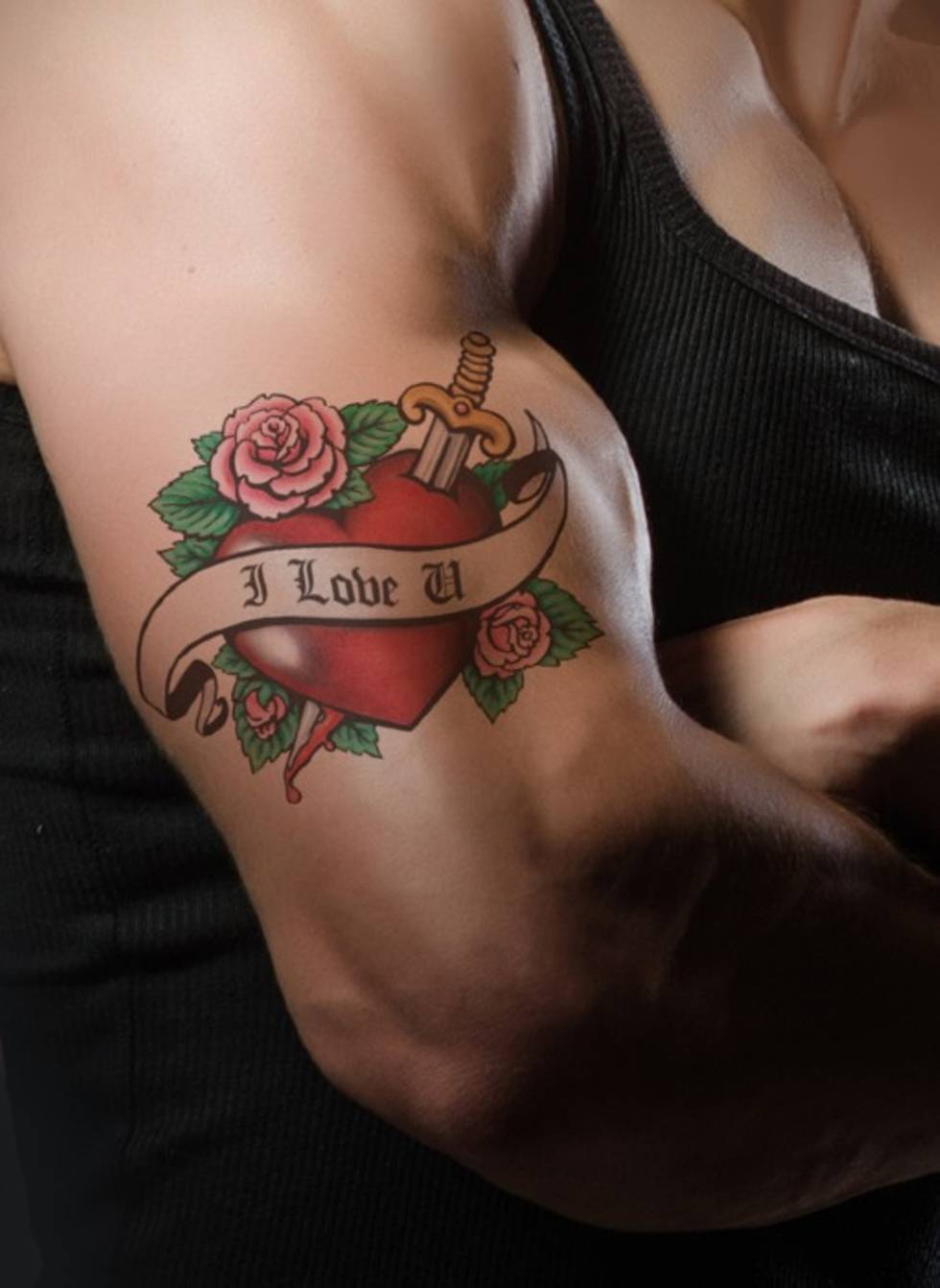 Love Muskel Tattoo