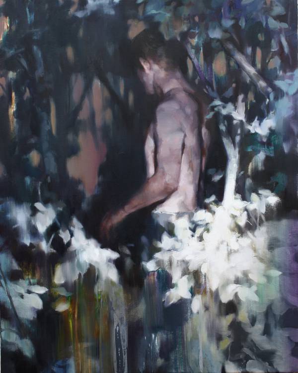 Yongchul Kim, Das ungläubige Licht, 2018, Öl auf Leinwand, 100 x 80 cm.jpg