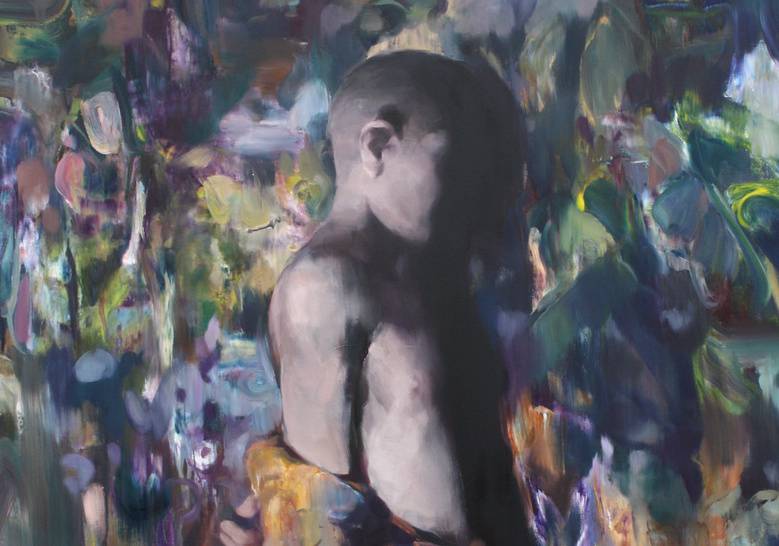 Yongchul Kim, Spiegelung, 2018, Öl auf Leinwand, 100 x 80 cm.jpg