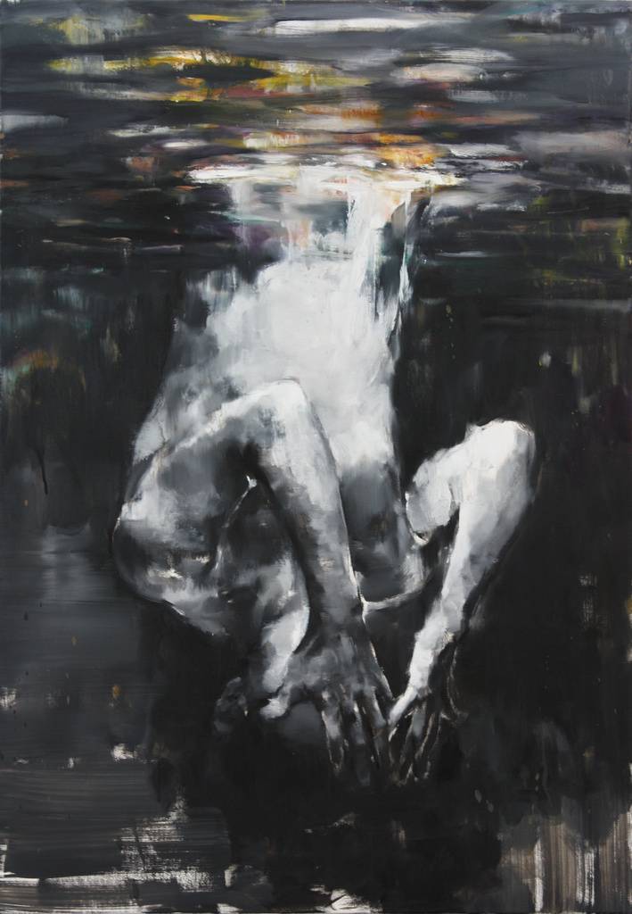 Yongchul Kim, Spiegelung, 2018, Öl auf Leinwand, 100 x 70 cm.jpg