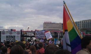 Demonstration gegen die menschenfeindliche Sexual- und Geschlechterpolitik  des Vatikan am 22. September in Berlin. Foto: ck