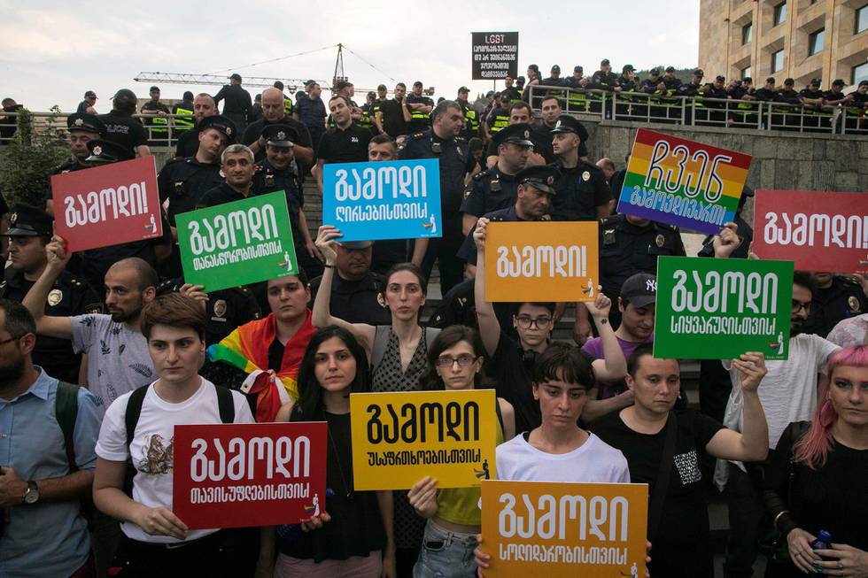 Tiflis Pride Protest