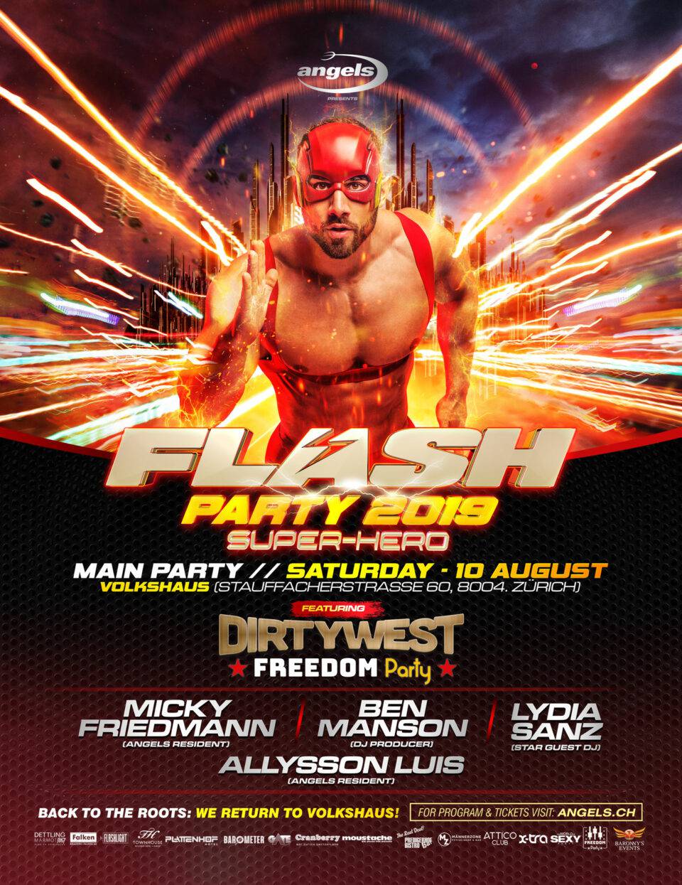 Flash Party Flyer