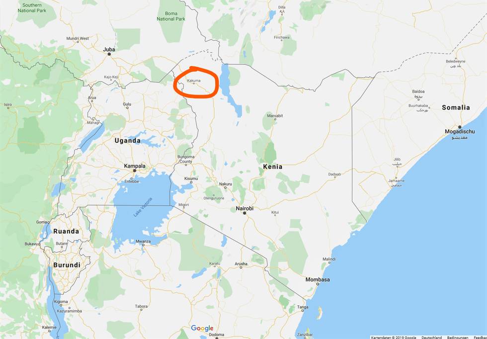 Landkarte: Kakuma (Kenia)