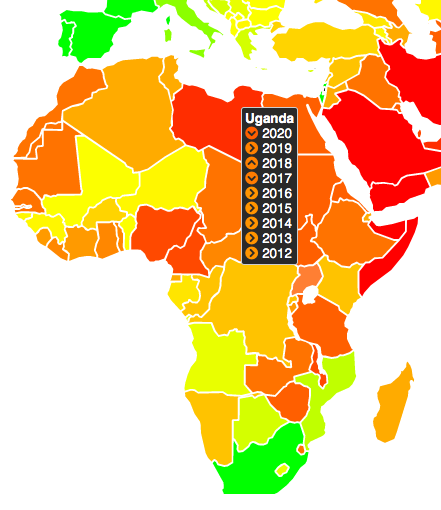 Gay Travel Index Uganda