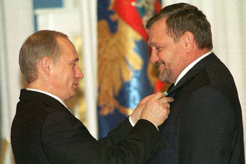 Akhmad Kadyrov, Vladimir Putin