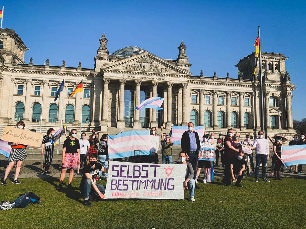 Trans* Day of Visibility, Transgender Day of Visibility, Reichstagsgebäude, Sitz vom Bundestag
