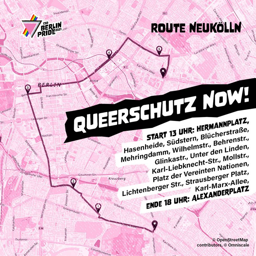 CSD Berlin Pride, Queerschutz now!