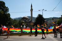 BOSNIA AND HERZEGOVINA-SOCIAL-PRIDE MARCH-LGBTQI