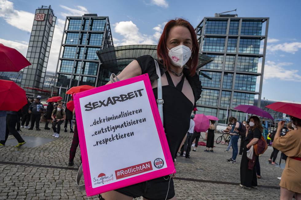 Protest Sexarbeit 2021 afp